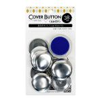 38mm (Size 60) Cover Button Kit (With Loops, Includes Tool) 6 Sets